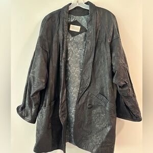 Vintage Black Leather Jacket